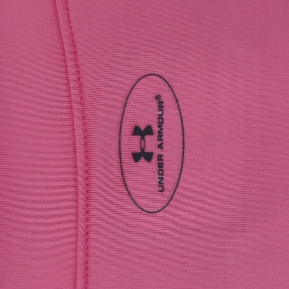 Under Armour Cold Gear Semi-Fitted Long Sleeve Athletic Top L Pink - Picture 3 of 14